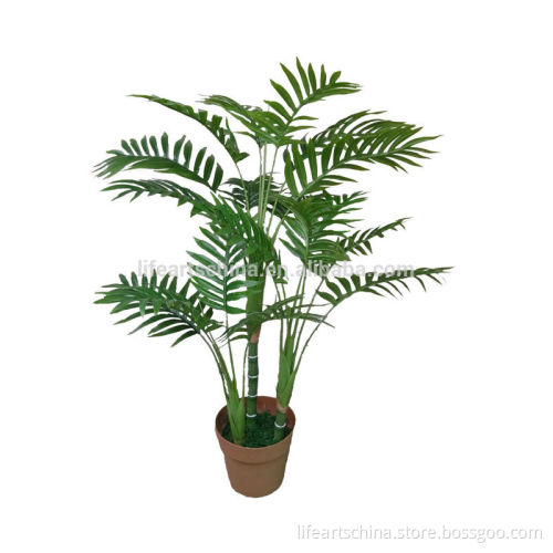 promotional artificial palm tree, artificial plant, 90cm mini palm tree 18lvs, wholesale